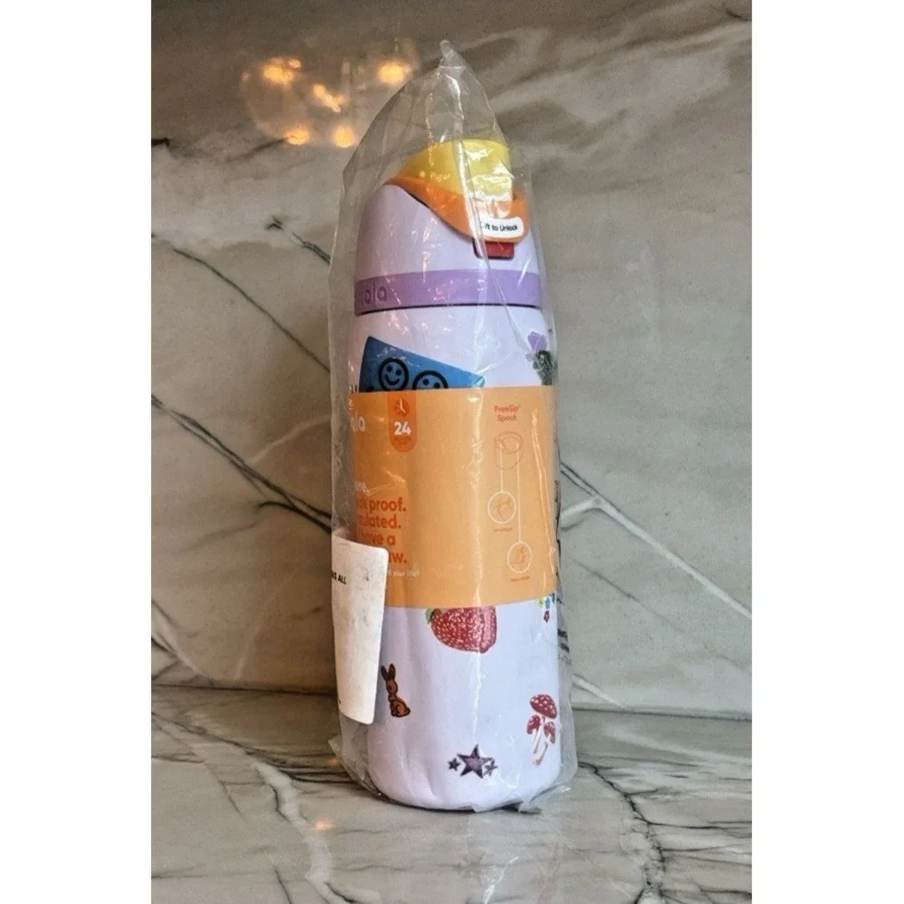 Owala FreeSip 32oz Dear Diary Lavender Bunny Insulated Water Bottle New - Picture 6 of 6
